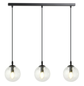 DESIGNERSKA LAMPA WISZĄCA NOWOCZESNA SZKLANE KLOSZE