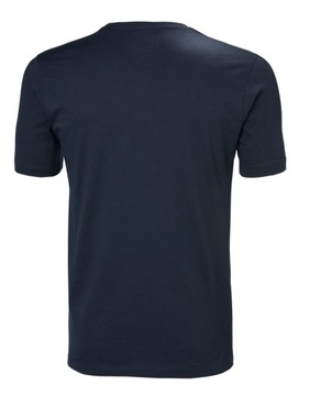 Мужская футболка Helly Hansen Logo, размер XXL, темно-синяя