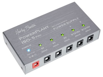 Блок питания для пяти гитарных эффектов Harley Benton PowerPlant ISO-5 Pro