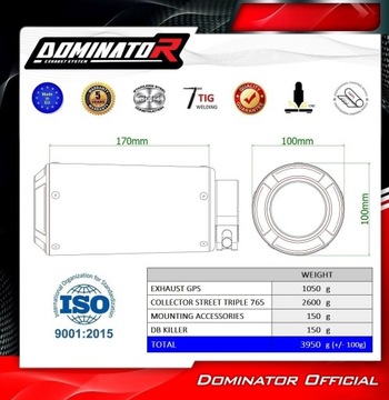 STREET TRIPLE 765 S/R/RS 2023 - 2024 Полная система Глушитель коллектора GPS