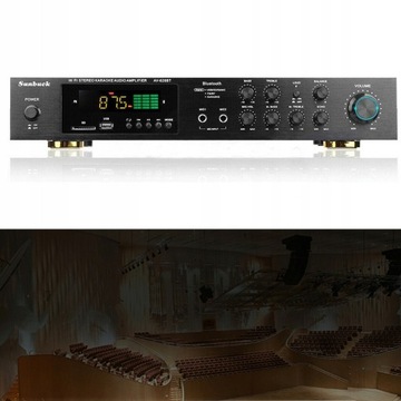600 Вт Bluetooth Mini AV-628BT HiFi FM/AM-усилитель