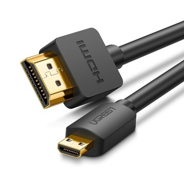 Kabel 3m HDMI - micro HDMI Ugreen 4K 60Hz przejściówka mocny