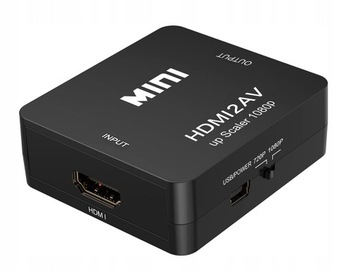 Конвертер сигналов из HDMI в AV Конвертер видео и аудио FULL HD PAL/NTSC