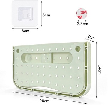 ВЕШАЛКИ ДЛЯ ОБУВИ НАСТЕННЫЕ ПОДСТАВКИ СКЛАДНЫЕ 14*28*2 СМ 4 ШТ.