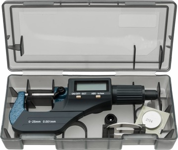 ЭЛЕКТРОННЫЙ МИКРОМЕТР из ABS 0–25 мм +/– 0,001 мм