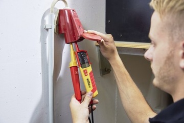 ТЕСТЕР НАПРЯЖЕНИЯ И ПРОБЛЕМНОСТИ ИЗМЕРИТЕЛЬ НАПРЯЖЕНИЯ 0,5–1000 В переменного тока CAT IV