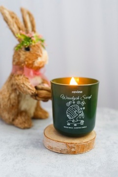 Рождественская свеча Merry EASTER ароматизированный ландыш HAPPY EASTER