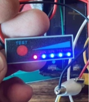 Тестер заряда аккумулятора 3S 10,2В - 12,6В