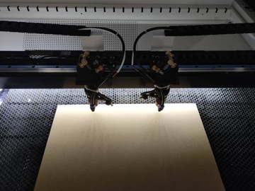 CO2 лазерный плоттер 1610 130Вт 2*головка