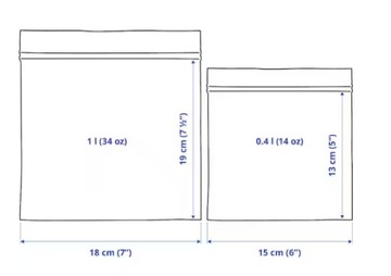 СУМКА ИКЕА ИСТАД 60 ШТ.