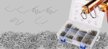 РАЗЛИЧНЫЕ СКОБЫ ДЛЯ СТЭПЛЕРА ДЛЯ СВАРКИ ПЛАСТИКА 800 ШТ 0,8ММ 0,6ММ