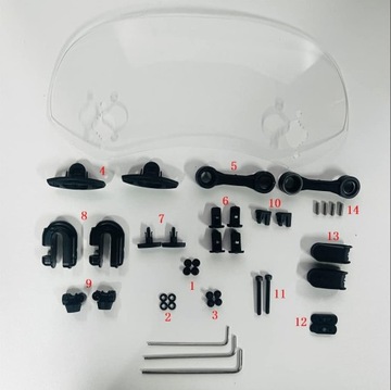 УНИВЕРСАЛЬНЫЙ МОТОЦИКЛОВЫЙ ДЕФЛЕКТОР 28Х12СМ