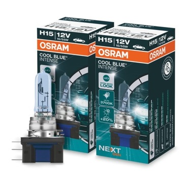 2x Żarówki H15 OSRAM COOL BLUE Intense NextGen PGJ23t-1 5000K