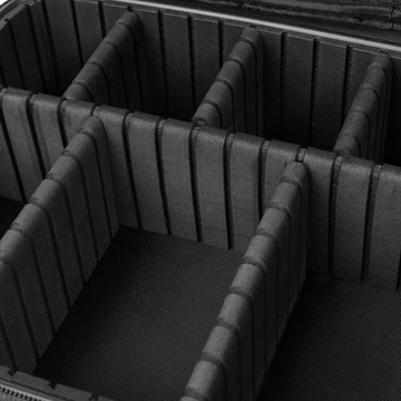 КОСМЕТИЧНАЯ СУМКА Жесткий органайзер ЧЕРНЫЙ для косметички Кейс Вместительный