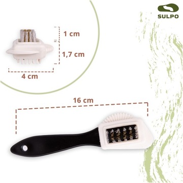 Щетка для обуви BRASS WIRE для замши и нубука.