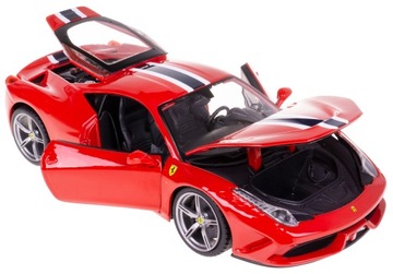 FERRARI 458 SPECIALE MODEL METALOWY BBURAGO 1:18
