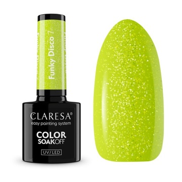 Claresa Lakier hybrydowy FUNKY DISCO 7 -5g