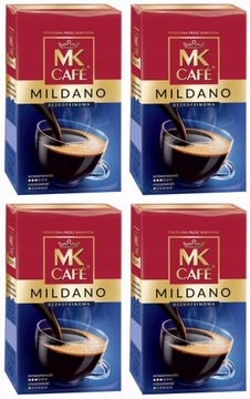 Zestaw 4 x MK Mildano bezkofeinowa mielona 250g