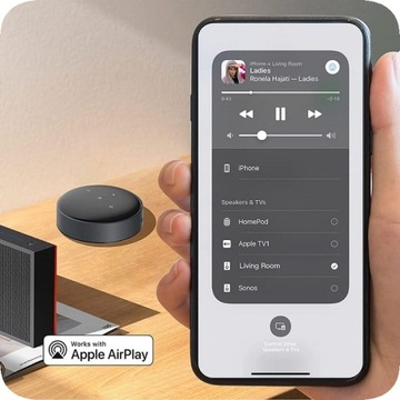 МИНИ-СТРИМИНГОВЫЙ ПЛЕЕР WIIM TIDAL SPOTIFY AIRPLAY 2 JACK OPTYK