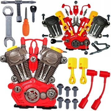 DUŻY SILNIK DO SKRĘCANIA ROZKRĘCANIA mały mechanik