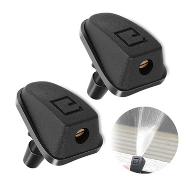 UNIWERSALNE DYSZE SPRYSKIWACZY SZYBY PRZÓD PRZEDNIEJ MGŁOWE KOMPLET