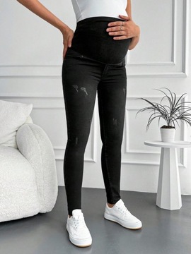 SHEIN БРЮКИ ДЛЯ МАТЕРИАЛОВ SKIN ДЖИНСЫ ЧЕРНЫЕ XL 140