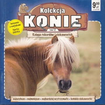 KOLEKCJA KONIE Z NAKLEJKAMI - 12 tomów