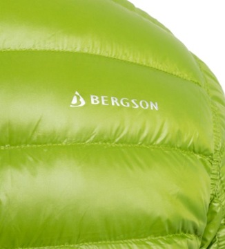 Męska kurtka puchowa BERGSON BERGE 2XL zielony
