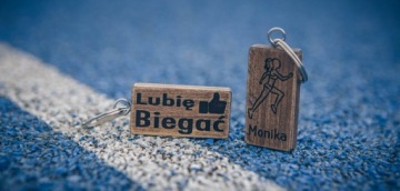 Брелок-бегун, я люблю/люблю бег! Гравер