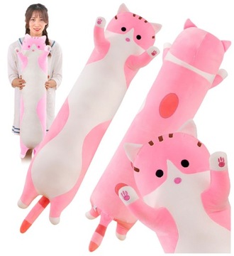 MASKOTKA KOT DUŻY DŁUGI KOTEK PLUSZAK 90cm XXL