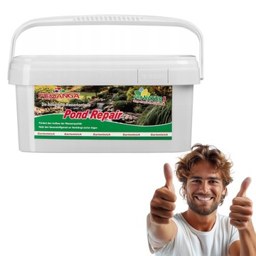 BEZPIECZNY DLA ZWIERZĄT FEMANGA POND REPAIR 2,5KG - KRYSTALICZNA WODA STAWU