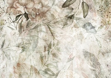FOTOTAPETA KWIATY LIŚCIE 400x280 b-A-10394-a-a
