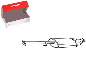 Bosal 282-863 Глушитель центральный