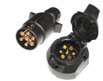 Gniazdo Wtyk elektryczny przyczepki przyczepy 12V
