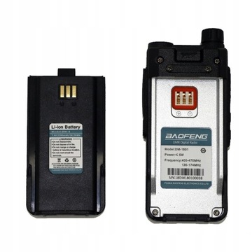 Рация Baofeng DM-1801 5 Вт DMR/FM, версия C
