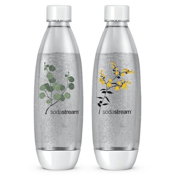 САТУРАТОР SODASTREAM TERRA СИФОН ДЛЯ ВОДЫ | 3x БУТЫЛКА ОБЪЕМОМ 1 Л + 2 КАРТРИДЖА + СОЛОМОЧКА