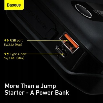 Автомобильный аккумулятор Baseus Jump Starter Power Bank 20000 мАч
