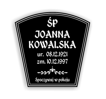 Надгробие на заказ. Табличка на крестовую могилу.