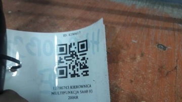 12796743 VOLANT MULTIFUNKČNÍ SAAB 93 04R