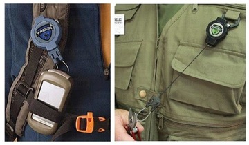 Инструмент «Бумеранг» — кевларовый ретрактор Hunter — карабин — средний