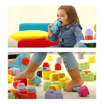 ПОДАРОЧНЫЙ НАБОР БОЛЬШИХ РЕЗИНОВЫХ БЛОКОВ SENSORY CAR ДЛЯ ДЕТЕЙ ОТ ГОДА