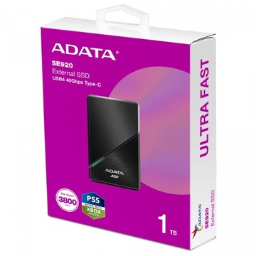 Внешний твердотельный накопитель Adata SE920 1 ТБ USB4C
