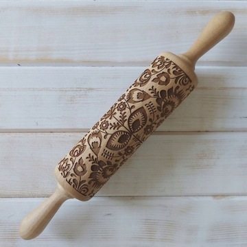 РОЖДЕСТВЕНСКИЙ РУЛЕТ ДЛЯ ПЕЧЕНЬЯ С ГРАВИРОВКОЙ НА ВАШ ВЫБОР ПЛЮС БЕСПЛАТНО