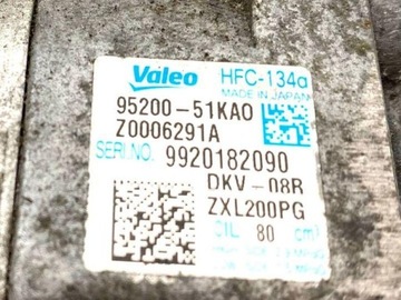 9520051KA0 KOMPRESOR KLIMATIZACE 1.2 LPG 63 2009 OPEL AGILA (B) (H08)