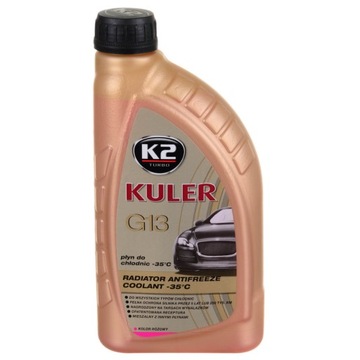 KULER -35C 1Л РОЗОВАЯ РАДИАТОРНАЯ ЖИДКОСТЬ.