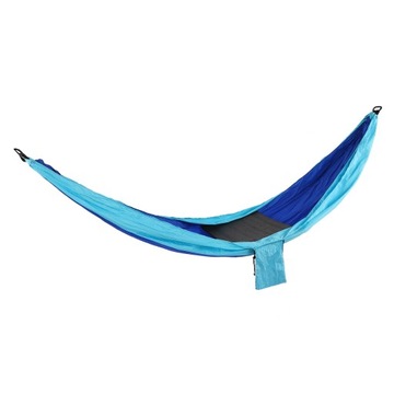 Портативный, прочный, несущий двойной гамак для кемпинга на заднем дворе.