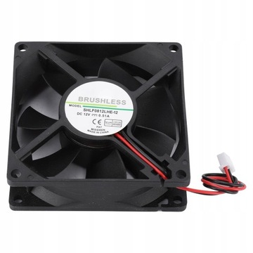 WENTYLATOR 8CM 12V 2-PIN SPEEDY COOLER