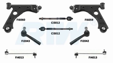 WAHACZE KOMPLET ZAWIESZENIE P FIAT STILO BRAVO II