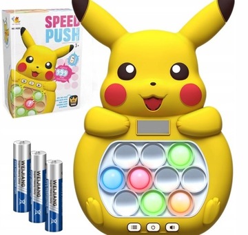 GRA ZRĘCZNOŚCIOWA POP IT POPIT ANTYSTRESOWA Elektroniczna 3xAAA Gratis