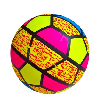 Piłka miękka gumowa kolorowa napompowana MIX kolor 23cm 35133